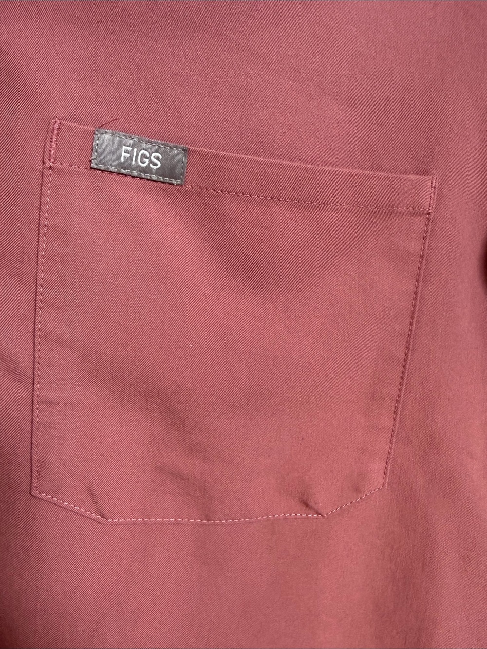 Women's Relaxed Drawstring Scrub Pants and Top Dusty Rose - Picture 3 of 11